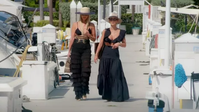 Stella McCartney Tiered Fringe Maxi Skirt worn by Alexia Echevarria as seen in The Real Housewives of Miami (S05E08)