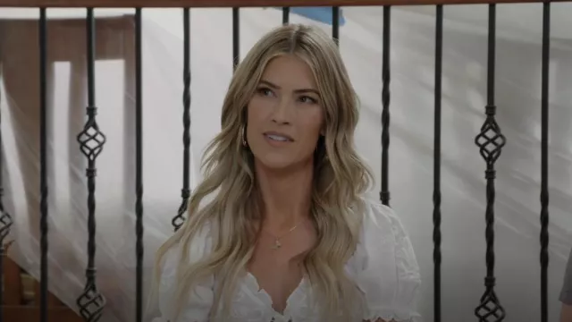 James Michelle Jewelry Butterfly Necklace worn by Christina El Moussa as seen in Christina on the Coast (S05E01)