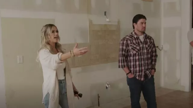 Boys Lie The Inside Out Jacket worn by Christina El Moussa as seen in Christina in the Country (S01E01)