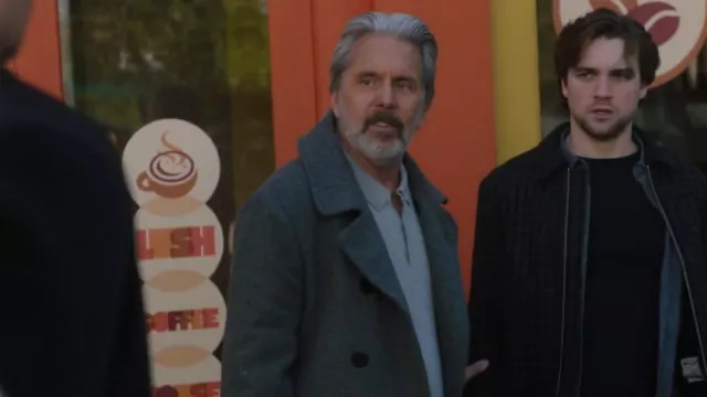 Theory Wool Blend Three Button Peacoat worn by Alden Parker (Gary Cole) as seen in NCIS (S20E11)