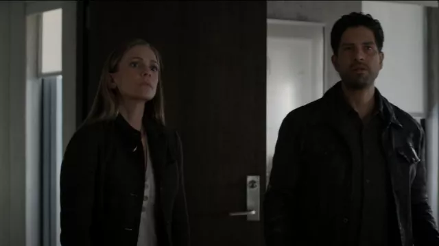 Citizens Of Humanity Scarlet Ribbed Henley Top worn by Jennifer Jareau (A. J. Cook) as seen in Criminal Minds (S16E07)