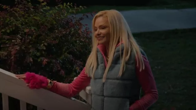 Jocelyn Mitones de piel sintética usados por Barb Flatch (Jaime Pressly) como se ve en Welcome to Flatch (S02E11)