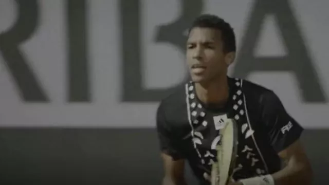 Adidas Paris Heat.Rdy Ten­nis Freelift Tee worn by Félix Auger-Aliassime as seen in Break Point (S01E05)