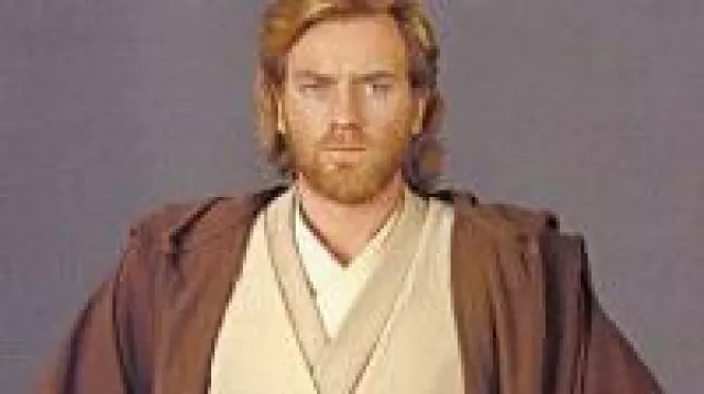 La tunique de Jedi portée par Obi-Wan Kenobi (Ewan McGregor) dans le film Star Wars, épisode III - La Revanche des Sith