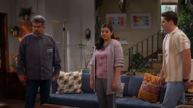 GAP Cardigan Sweater worn by Mayan (Mayan Lopez) as seen in Lopez vs. Lopez (S01E09)
