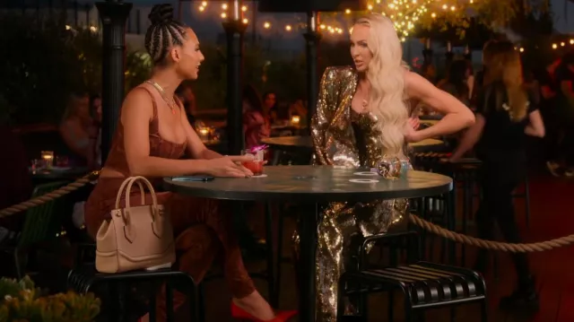 House of CB Violet Leggings worn by Amanza Smith as seen in Selling Sunset (S05E02)