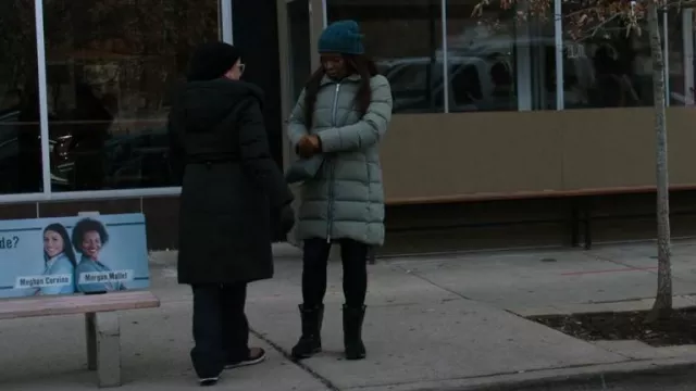 UGG Adirondack III Waterproof Bootie worn by Maggie Lockwood (Marlyne Barrett) as seen in Chicago Med (S08E12)