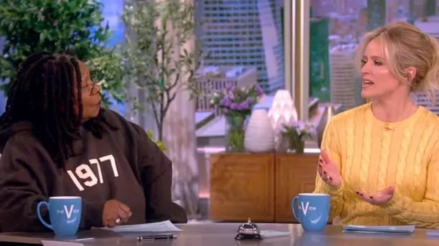 Fear of God 1977 Hoodie worn by Whoopi Goldberg as seen in The View on January 25, 2023