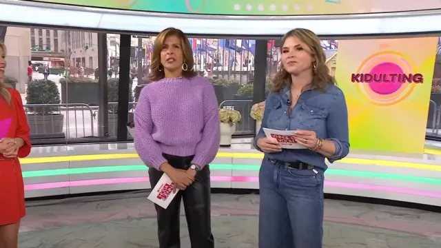 Gap Two-Pocket Western Shirt worn by Jenna Bush Hager as seen in Today with Hoda & Jenna on January 25, 2023