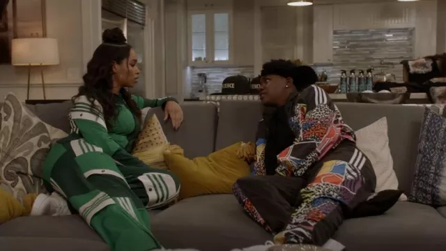 Adidas Rich MnisiI Track Jack­et worn by Tamia 'Coop' Cooper (Bre-Z) as seen in All American (S05E08)