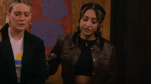 H:ours Derya Jacket worn by Valentina (Francia Raisa) as seen in How I Met Your Father (S01E05)