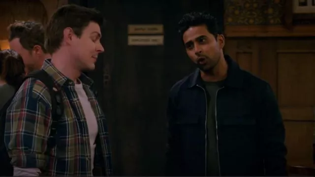 Zara Plaid Jack­et worn by Sid (Suraj Sharma) as seen in How I Met Your Father (S01E08)