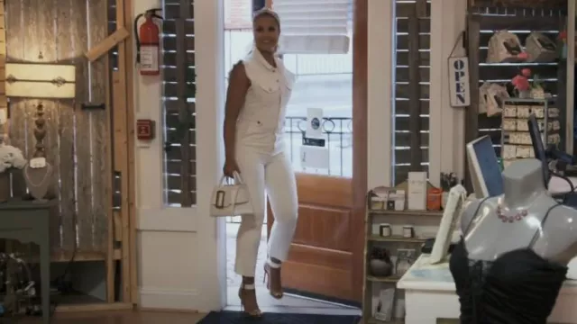 Boyy Bobby 18 Leather Top Handle Bag worn by Gizelle Bryant as seen in The Real Housewives of Potomac (S07E16)