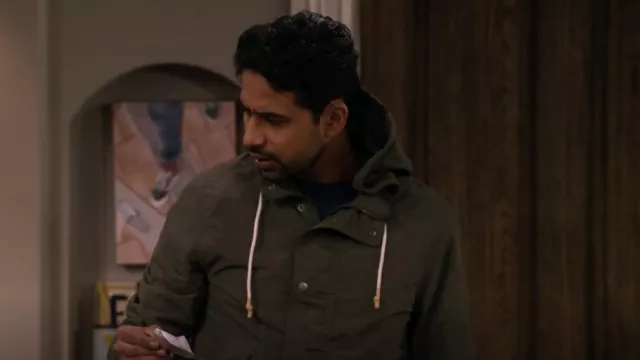 Goodfellow & Co Ripstop Rain Jacket worn by Sid (Suraj Sharma) as seen in How I Met Your Father Wardrobe (Season 2 Episode 2)
