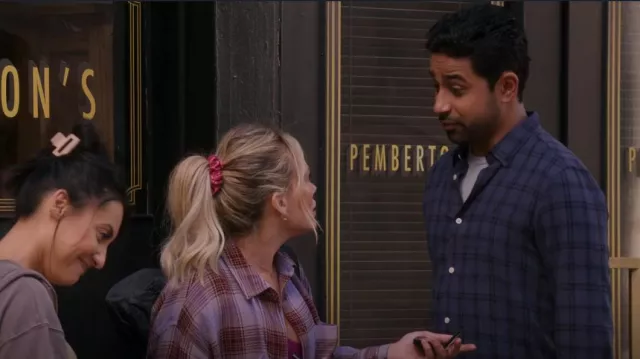 Allsaints Coruna Shirt worn by Sid (Suraj Sharma) as seen in How I Met Your Father (S02E02)