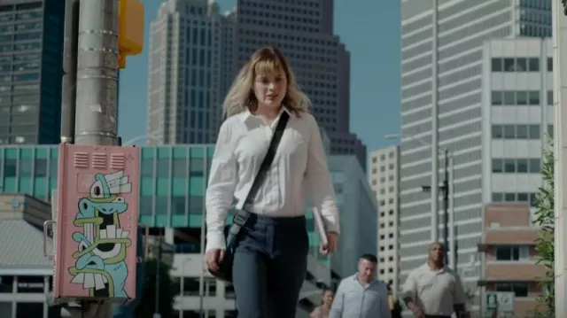 Hugo Boss Slim Fit Shirt worn by Andy Oliver (Bella Heathcote) as seen in Pieces of Her (S01E04)