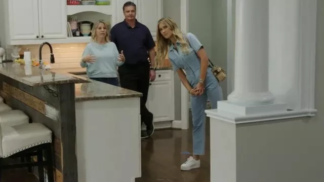 Rivet Utility Rebel Jumpsuit worn by Christina El Moussa as seen in Christina in the Country (S01E04)