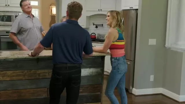 Hudson Jeans Centerfold Jeans in Superstar worn by Christina El Moussa as seen in Christina in the Country (S01E04)
