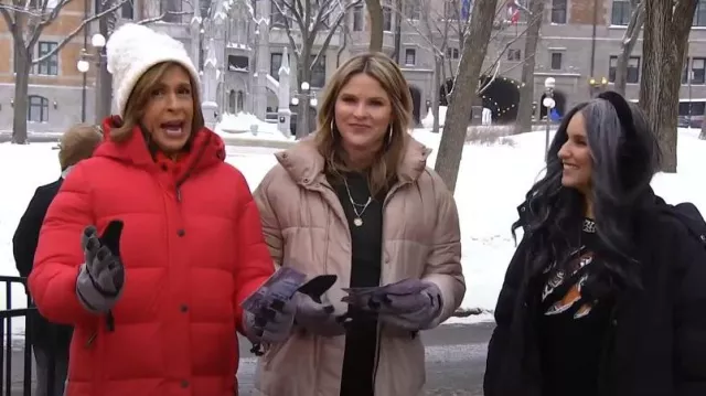 Bcbgeneration Hooded Puffer Coat worn by Hoda Kotb as seen in Today with Hoda & Jenna on  February 2, 2023