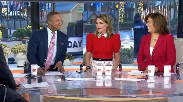 Alice + Olivia Breann Long Fitted Blazer worn by Hoda Kotb as seen in Today on February 3, 2023