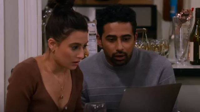 Theory Nathan Sweater worn by Sid (Suraj Sharma) as seen in How I Met Your Father (S02E03)