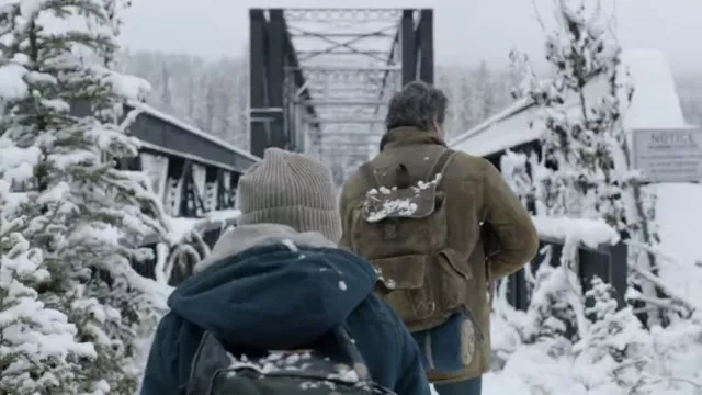 Canvas backpack worn by Joel (Pedro Pascal) as seen in The Last of Us TV show wardrobe (Season 1)