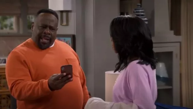 Outerknown  All-Day Organic Cotton-Blend Jersey Sweatshirt worn by Calvin Butler (Cedric the Entertainer) as seen in The Neighborhood (S05E13)