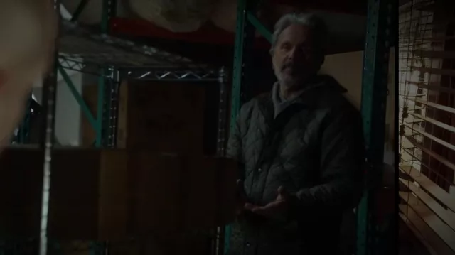 Pete Millar Suffolk Quilted Travel Coat worn by Alden Parker (Gary Cole) as seen in NCIS (S20E14)