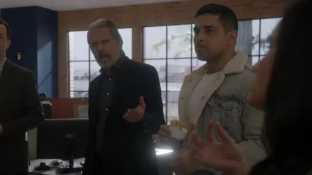 Levis Type III Sher­pa Truck­er Jack­et worn by Nick Torres (Wilmer Valderrama) as seen in NCIS (S20E14)