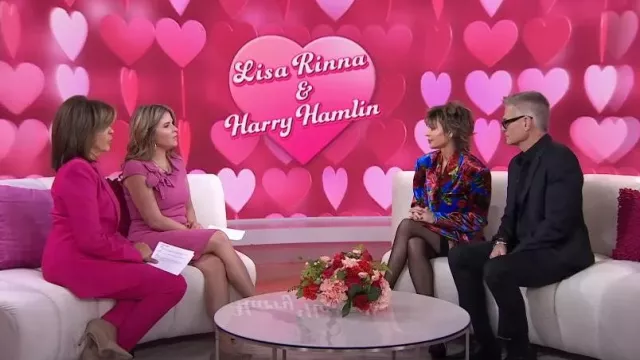 Michael Kors Collection Crepe Cigarette Pants worn by Hoda Kotb as seen in Today with Hoda & Jenna on February 14, 2023