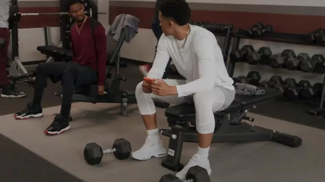 Nike Air Max Plus worn by Damon Sims (Peyton Alex Smith) as seen in All American: Homecoming (S02E11)