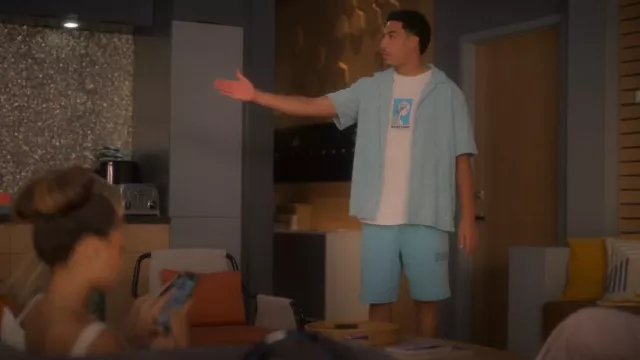 Ice Cream What's On Your Mind Graphic Tee worn by Andre Johnson, Jr. (Marcus Scribner) as seen in grown-ish (S05E13)