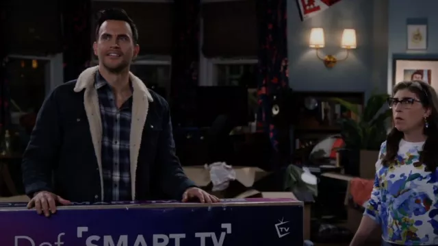 Faherty Timberline Jacket worn by Max (Cheyenne Jackson) as seen in Call Me Kat (S03E14)