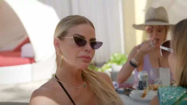 Dior MissDior B1U Blue Butterfly Lunettes de soleil portées par Alexia Echevarria dans The Real Housewives of Miami (S05E14)