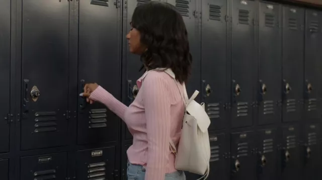 Proenza Schouler PS Small Leather Backpack worn by Layla Keating (Greta Onieogou) as seen in All American (S04E02)