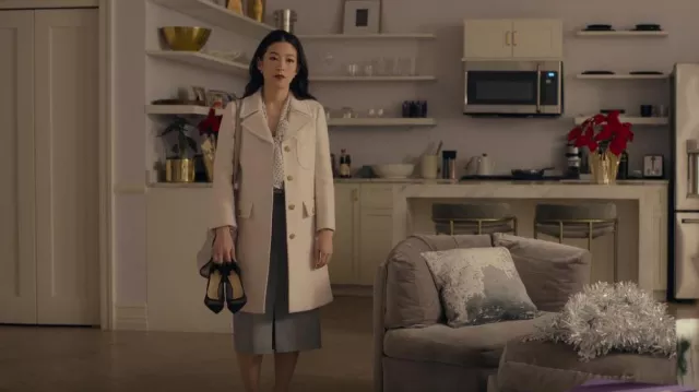 Christian Louboutin Galativi - 100 mm Pumps worn by Ingrid Yun (Arden Cho) as seen in Partner Track (S01E09)