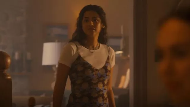 Wilfred Cocktail Dress worn by Alice Dhawan (Sadie Laflamme-Snow) as seen in The Way Home (S01E01)