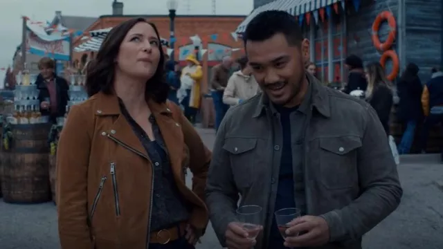 Reiss Pike Jacket worn by Andy (Alex Mallari Jr.) as seen in The Way Home (S01E04)