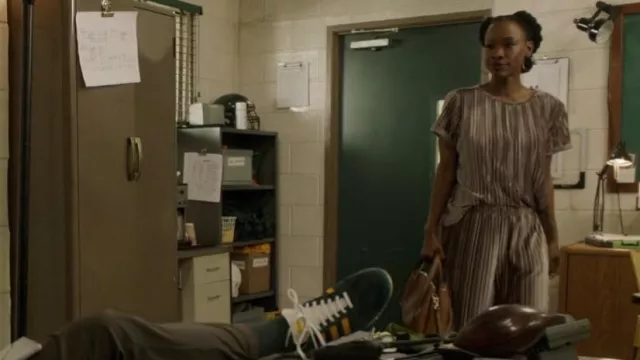 Asos Glamorous Plisse Trousers worn by Grace James (Karimah Westbrook) as seen in All American (S04E19)
