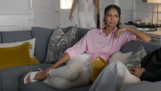Agolde Pieced 90'S Pinch Waist Jeans worn by Layla Keating (Greta Onieogou) as seen in All American (S04E19)