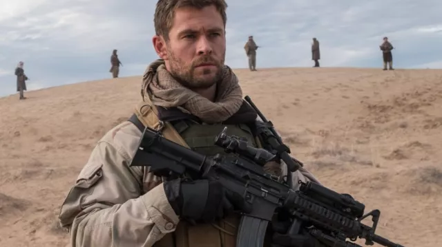 Military Outfits worn by Captain Mitch Nelson (Chris Hemsworth) in 12 Strong movie