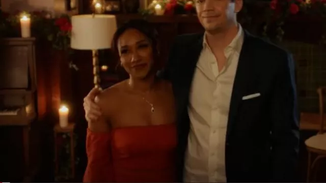 Lulus Our Favorite Song Dress worn by Iris West-Allen (Candice Patton) as seen in The Flash (S08E06)