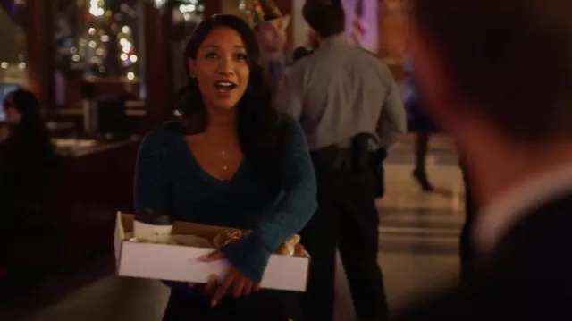 Wilfred Free Lisiere Dress in Aquila worn by Iris West-Allen (Candice Patton) as seen in The Flash (S08E06)