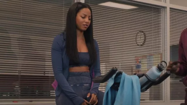 Free People Good Karma Square Neck Bra worn by Thea Mays (Camille Hyde) as seen in All American: Homecoming (S02E12)