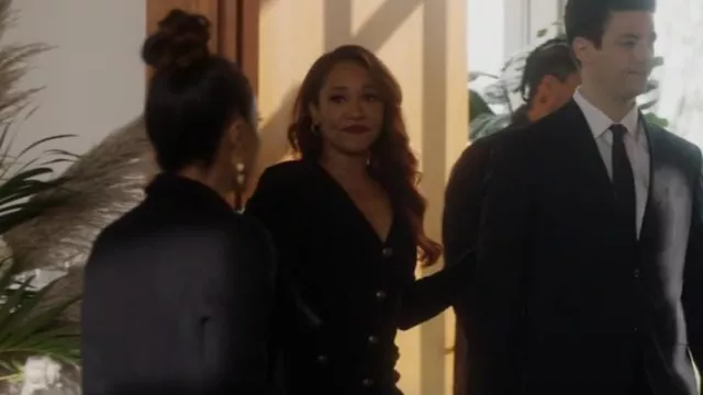 Gorjana Parker Link Hoops worn by Iris West-Allen (Candice Patton) as seen in The Flash (S08E14)