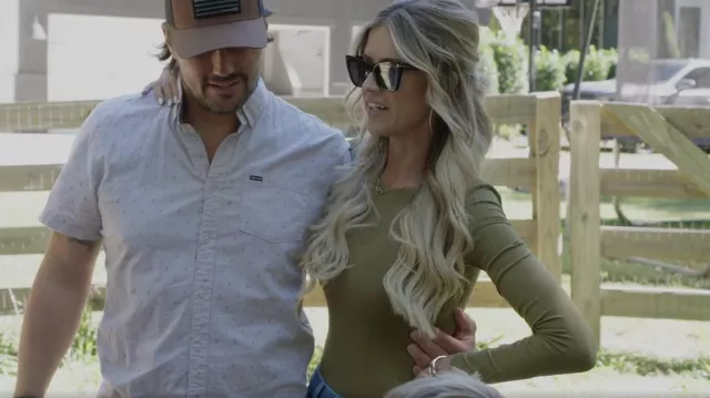 Skims Fits Everybody T Shirt worn by Self - Host (Christina El Moussa) as seen in Christina in the Country (S01E06)