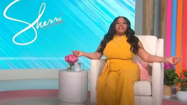 Andrea Iyamah Edar Sash-Tie Jumpsuit worn by Sherri Shepherd as seen in Sherri on February 23, 2023