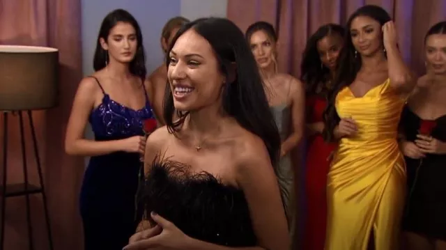 Mac Duggal Mac Duggal 26585 Vestido usado por Kylee Russell como se ve en The Bachelor (S27E04)