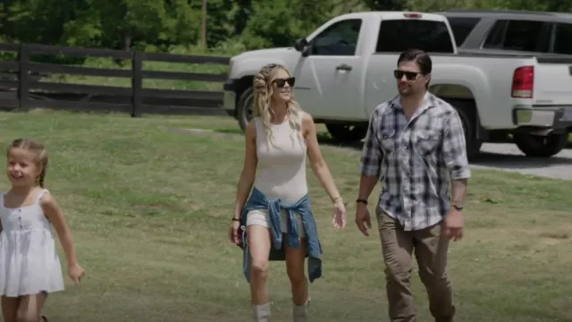 Levis Essential Western Top worn by Christina El Moussa as seen in Christina in the Country (S01E06)
