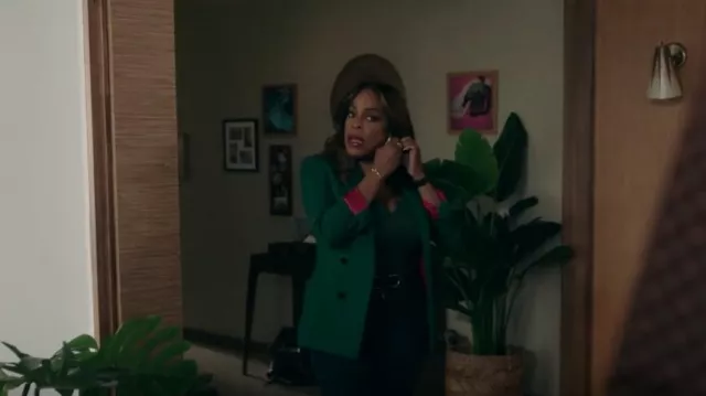 Acne Studios Thin Belt Waist worn by Simone Clark (Niecy Nash) as seen in The Rookie: Feds (S01E11)